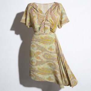 Paisley Print Silk Set - 40