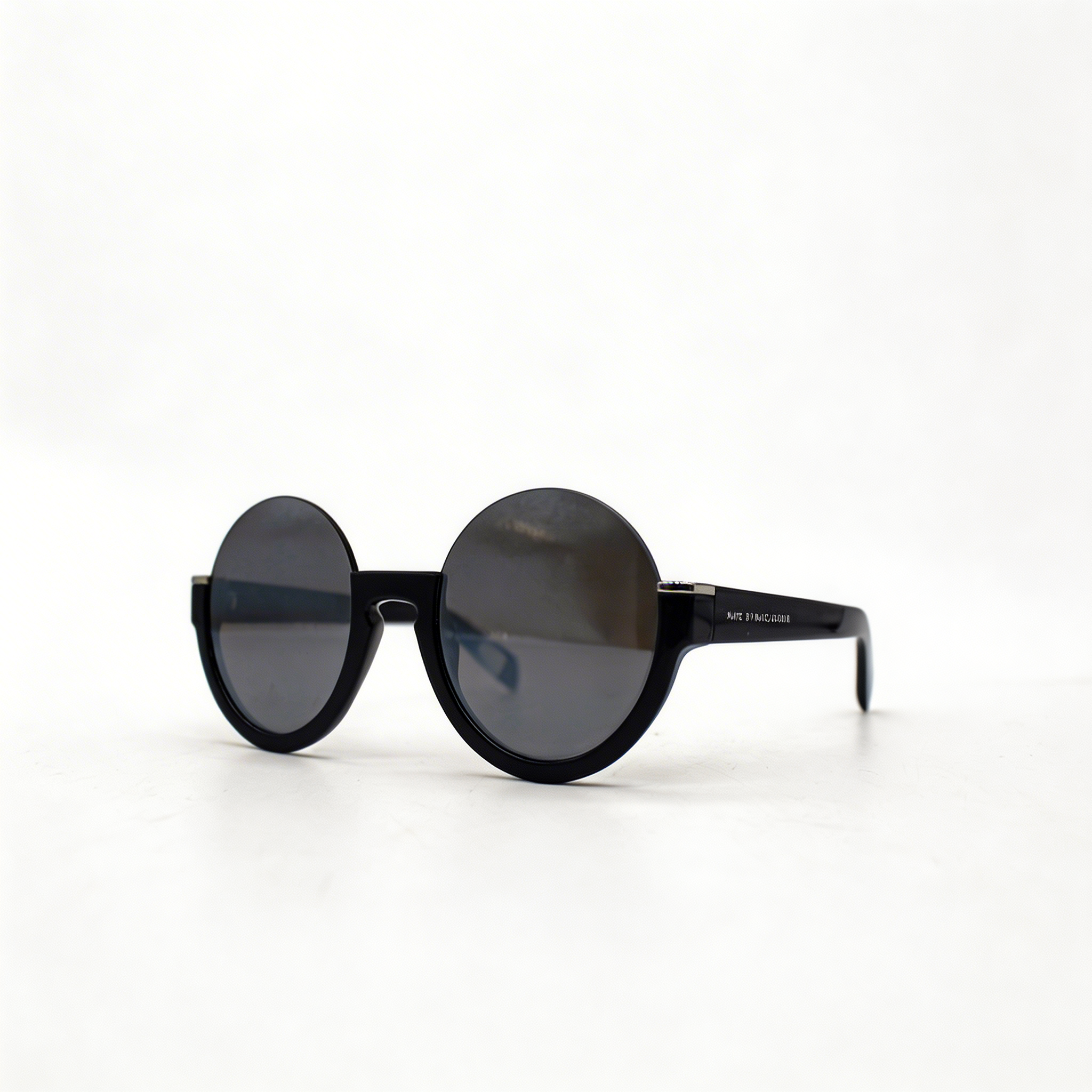 Semi Frame Round Sunglasses