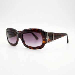 Brown Narrow Rectangle Sunglasses