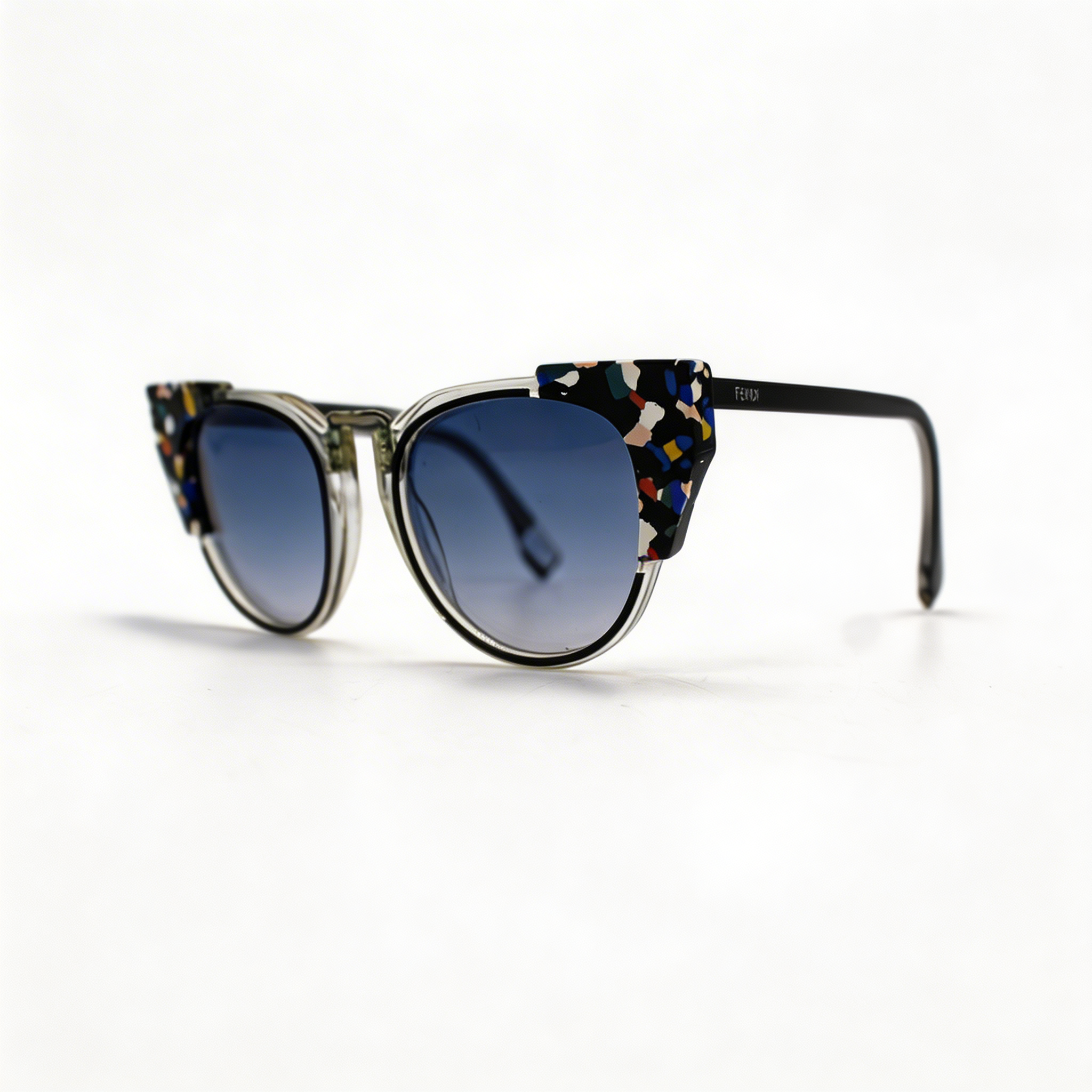 Multicolor Cat Eye Sunglasses