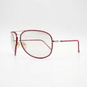 Pink Metal Aviator Eyeglasses