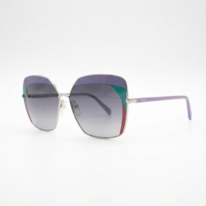 Colorful Metal Square Sunglasses