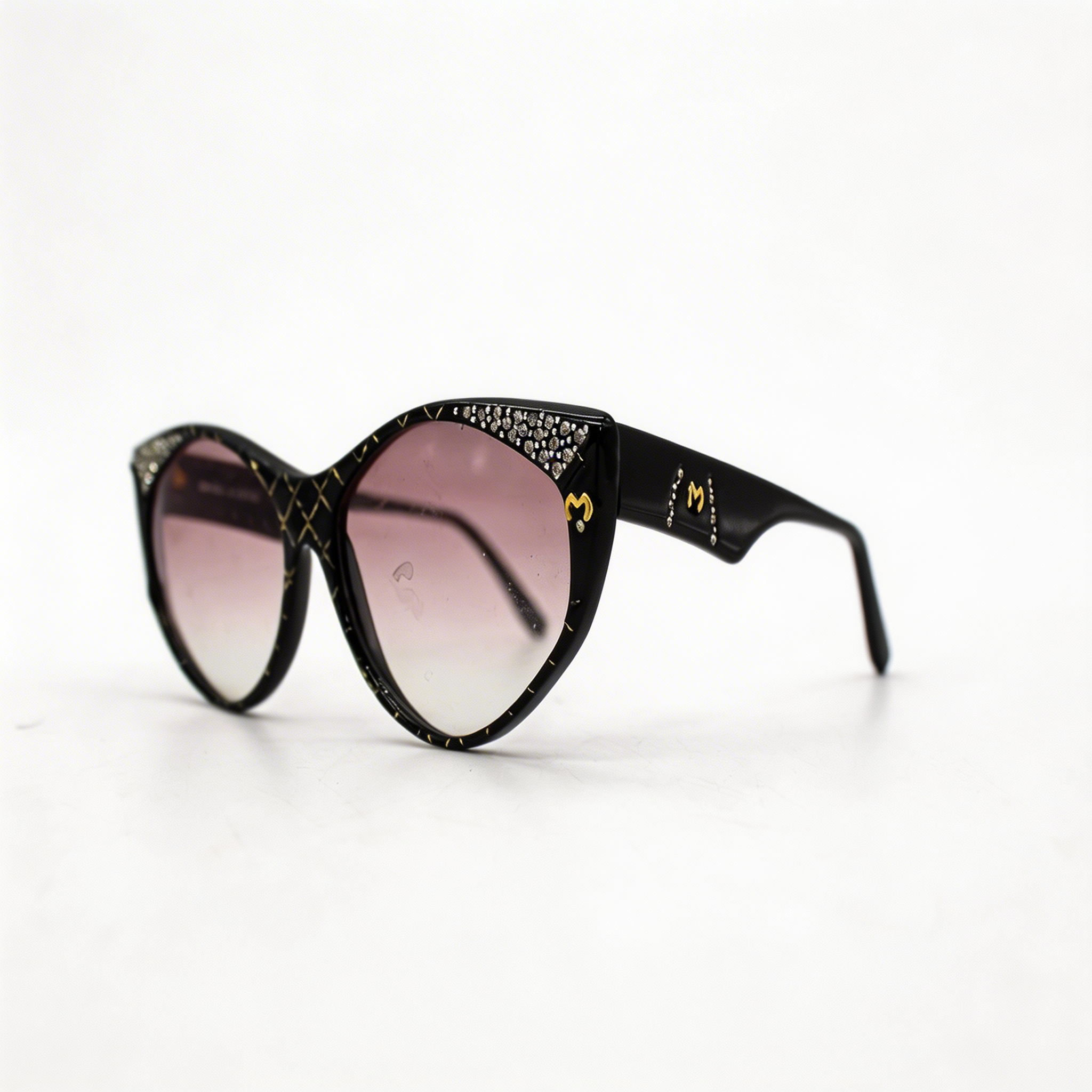 Rhinestones Quilted Sunglasses
