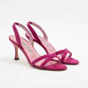 Leather Slingback Pumps - 35.5