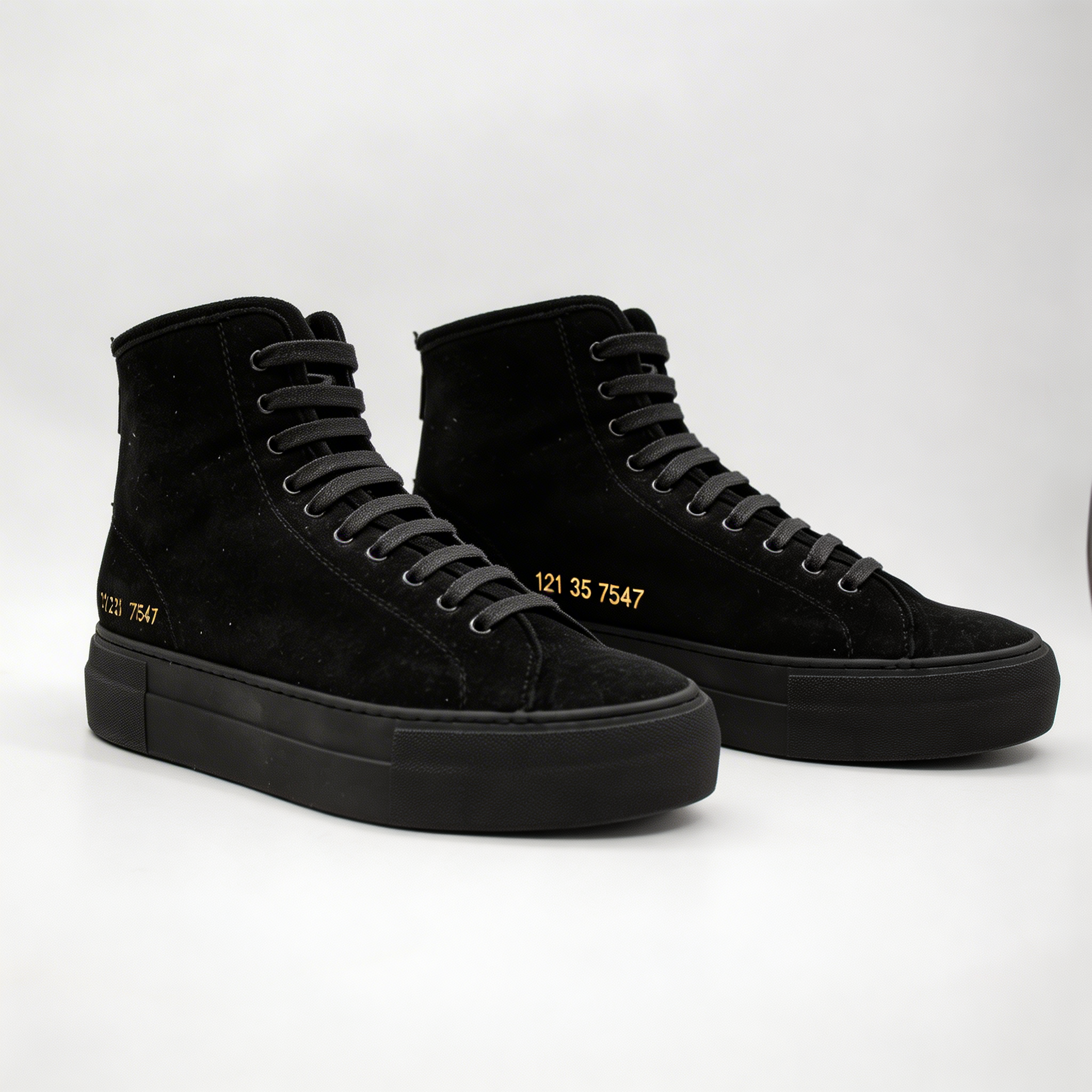 Suede Leather Ankle Sneakers - 35
