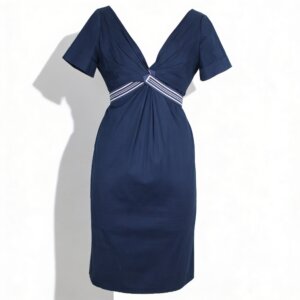 Navy Blue A-Line Dress - 36