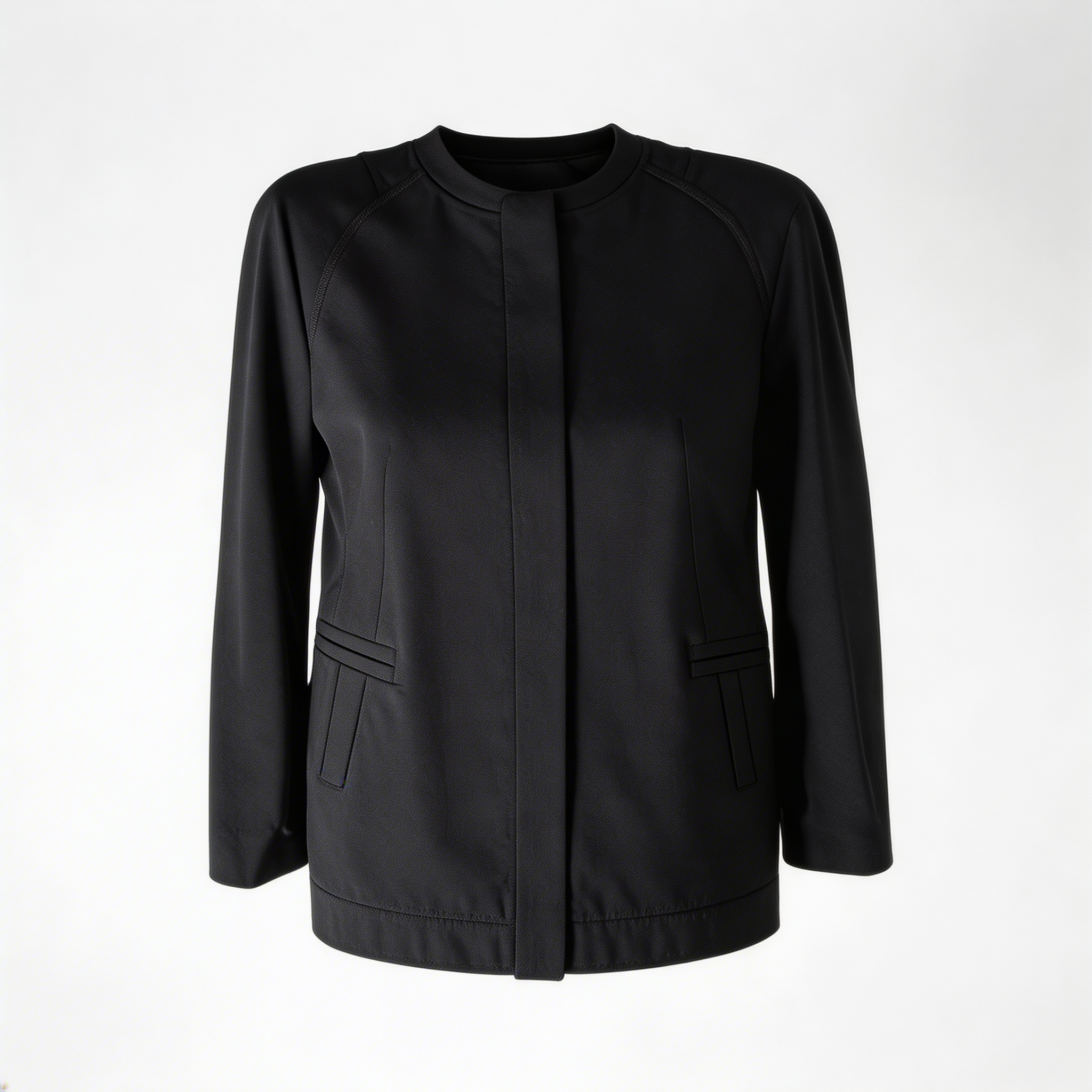 Black Wool Fit Blazer - 38