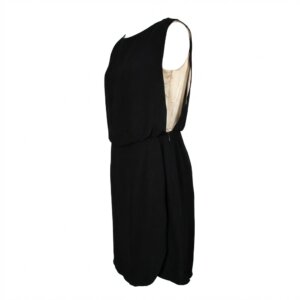 Black Sleeveless Mini Dress - 42