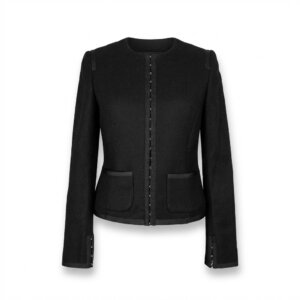 Wool Short Fit Blazer - 38