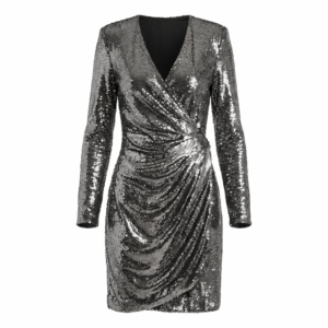 Colorful Sequins Evening Dress - 38
