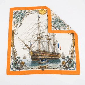 Silk ''Ocean'' Square Scarf