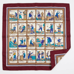 Silk Square ''Workers'' Scarf