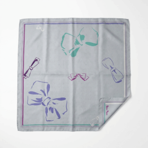 Colorful Bows Silk Scarf