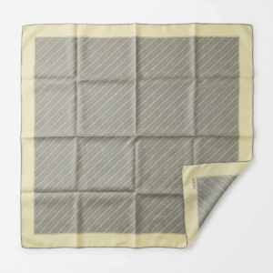 Silk Geometrical Print Scarf