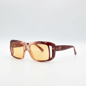 Red Rectangle Cut-Out Sunglasses