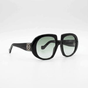 Black Thick Rounded Sunglasses