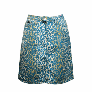 Animal Print A-Line Skirt - 34