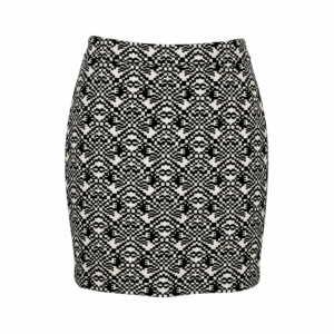 Mini Bodycon Printed Skirt - 34