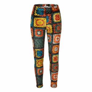 Crochet Velvet Skinny Trousers - 36