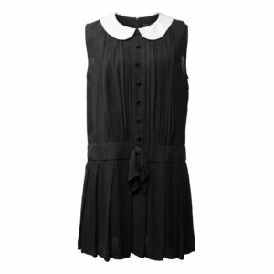 Shift Pleated Mini Dress - 42