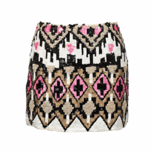 Multicolor Sequins Mini Skirt - XS
