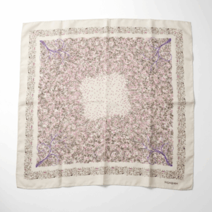 Flowers & Leaves Silk Scarf