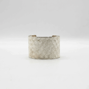 Silver ''Bangle H'' Cuff
