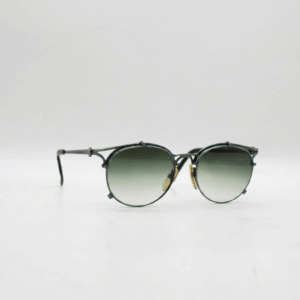 Metal Green Round Sunglasses