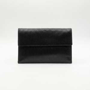 Black Leather Rectangle Wallet