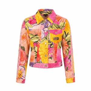 Fit Flower Print Jacket - 40