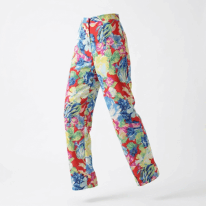 Vintage Flower Print Trousers - 36