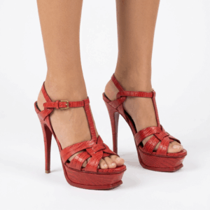 Patent Leather High Heels - 36