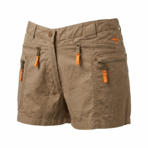 Cotton Pockets Green Shorts - M