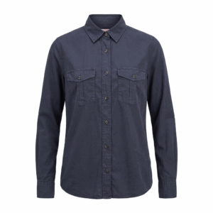 Navy Blue Loose Blouse - S