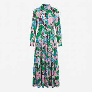 Maxi Colorful Printed Dress - M