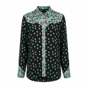 Cow Boy Printed Blouse - 38