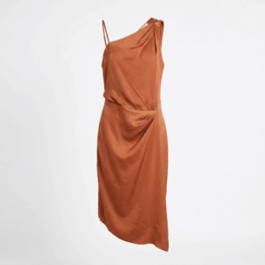 Asymmetrical Fit Mid Dress - 38