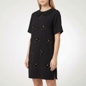 Loose Jewelled Mini Dress - 40