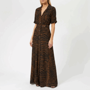 Maxi Printed Buckle Dress - M