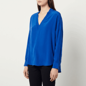 Cobalt Silk Loose Top - 38