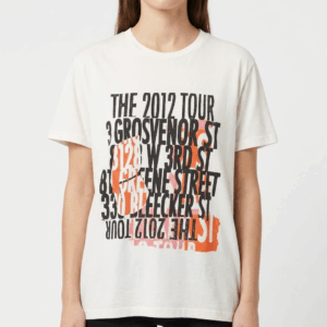 Printed Loose Cotton T-Shirt - S