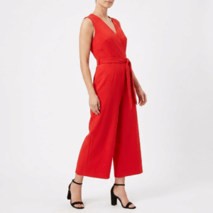 Red Belted Loose Overall - 38