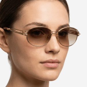 Vintage Steampunk Oval Sunglasses