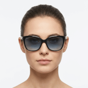 Blue Round Sunglasses
