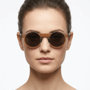Futuristic Light Round Sunglasses