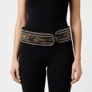 Colorful Ethnic Leather Belt