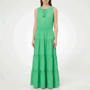 Bottle Green Maxi Dress - 42