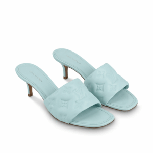 Monogram Heeled Mules - 40