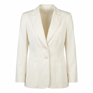 Fit White Blazer - 36