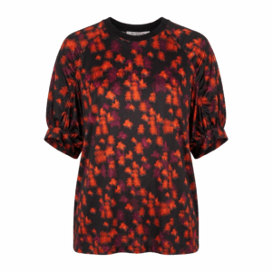Loose Flower Print Top - 34